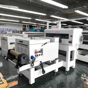 4-Head I3200 Digital DTF Printer 30cm A3 60cm PET Film Fabric T-Shirt Automatic Printer with Shaker