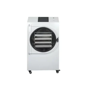 4-Tray Freeze Dryer with Pump and PLC Automatic Lyophilizer Vacuum Dryer for Fruits and Vegetables