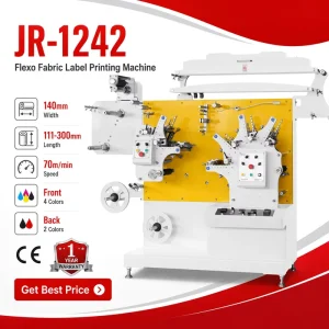 4+2 Color Double-Sided Flexo Fabric Label Printing Machine for Nylon Ribbon Garment Labels