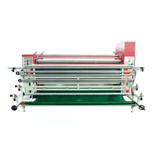 420×1700 Full Oil Rotary Heat Press Sublimation Transfer Printing Machine with Cloth Rolling Machine