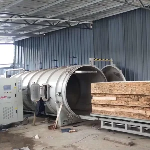 4CBM High Frequency Vacuum Wood Drying Machine CE Certified 60KW for Furniture Factory
