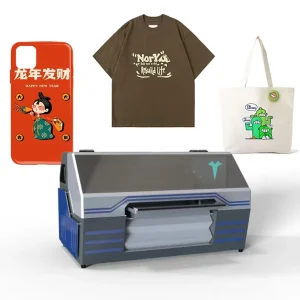 5060 DTG T-shirt Printer A3 Size 50*60cm Multicolor Digital Direct to Textile Inkjet Printer T-shirt DTG Printing Machine