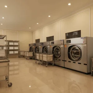 50kg Fully Automatic Stainless Steel Steam Heating Industrial Laundry Washing Machine