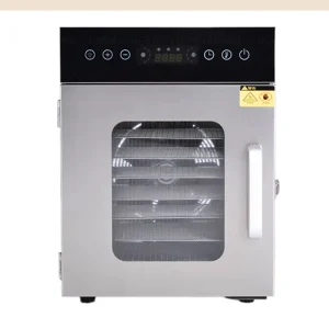 6-144 Tray Stainless Steel Fruit Drying Machine and Pet Food Dehydrator for Hotel, Restaurant, and Household Use