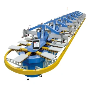 6-36 Color Automatic Silk Screen Printing Machine for T-Shirts with PLC Motor