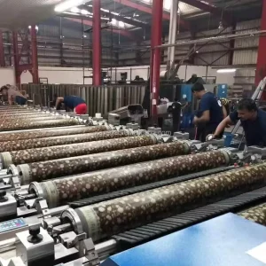 6 Color Automatic Rotary Printing Machine for Continuous Clothing Fabric Printing
