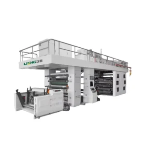 6-Color CI High-Speed Plastic Film Flexographic Printing Machine for Food Packaging