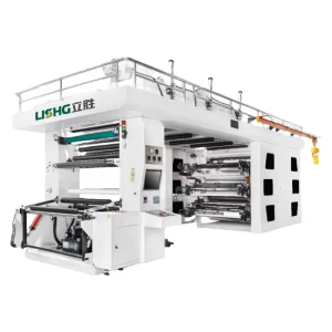 6 Color High Speed Central Drum Flexographic Printing Machine for Paper Food Packaging Bags