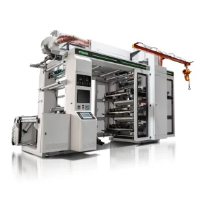 6 Color Stack Type Flexographic Printing Machine for Plastic Film Paper and Non Woven Bag Packaging