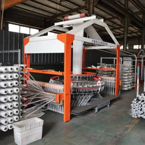 6-Shuttle Circular Loom for Plastic Woven Fabric, Virgin and Recycled Yarn Compatible