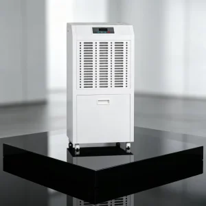 60L/D Cabinet Industrial Dehumidifier Commercial Floor Standing Air Dryer with Humidity Control