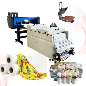 60cm 4-Head DTF Printer with Shaker and Dryer for T-shirt Printing
