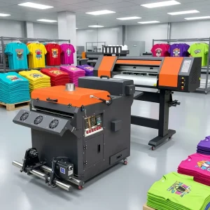 60cm A1 DTF Printer with Automatic Powder Shaker and Dryer for Textile Printing