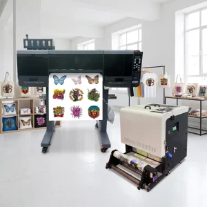 60cm I3200 Dual-Head Automatic DTF Printer with Powder Shaker Dryer