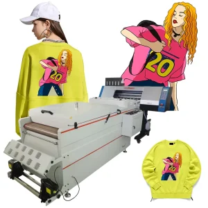 60cm L3119 DTF Printer with Dual i3200, 4720, or XP600 Printheads, Suction Table, Powder Shaker, and Dryer for T-Shirts