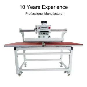 60×80 Dual Heated T-Shirt Press Printer for Clothes Semi-Automatic Hot Press Factory Large Pneumatic Format Heat Press Machine