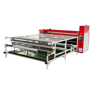 610 x 1700 Roller Heat Press Machine with Heating Oil Drum for Fabric and Textile Sublimation
