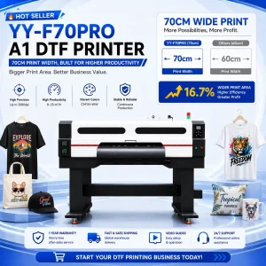 70cm DTF Printer with I3200 Printhead for Apparel Orders