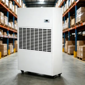 728L Industrial Dehumidifier Floor-Standing Cabinet Air Dryer for Warehouse and Factory Moisture Control