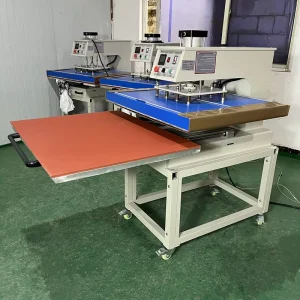 80×100 Pneumatic Heat Press Machine, Auto-Open, High-Pressure, for Apparel Printing and Metal Sublimation