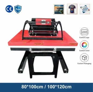 80x100cm Large Format Pneumatic Heat Press Machine Dual Station Sublimation Machine for Sportswear Jersey Textile Printing