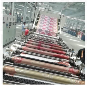 9-Color 1.8-Meter Home Textile Variable Flower Rotary Printing Machine