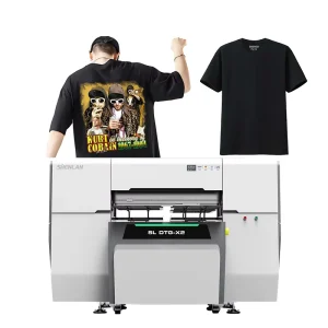 9-Color CMYK RGBOW DTG Automatic Inkjet Printer for Clothes, Hoodies, and Trousers