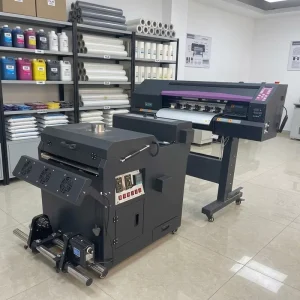 A1 60cm DTF Direct-to-Film Digital Textile Printer with Shaker for T-Shirt Garment Transfer