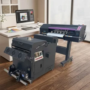 A1 60cm DTF Direct-to-Film Digital Transfer Machine with Oven Dryer for T-Shirt Heat Transfer