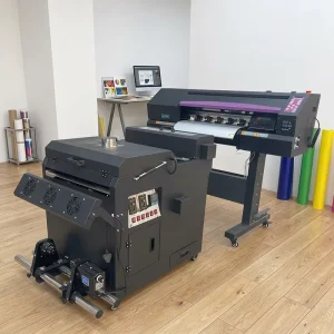 A1 60cm DTF Direct-to-Film Transfer Machine with Dual Print Head and Shaker for T-Shirt Film Printing