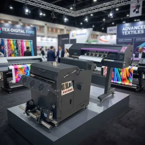A1 60cm Roll-to-Roll DTF Printer with Powder Shaker and Dual XP600 Printheads for T-Shirt and Textile Printing