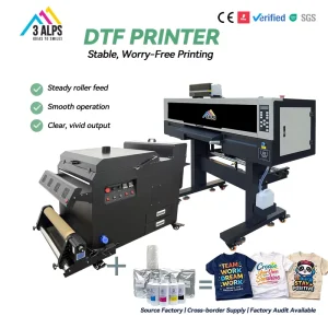 A1 DTF Printer 60cm I1600/I3200 Automatic for T-Shirts, Hats, Umbrellas, and Shoes