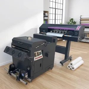 A1 DTF Printer with 610mm Maximum Printing Width, Dual-Head XP600 and Powder Shaker for T-Shirt Heat Transfer