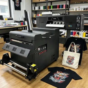 A1 Semi-Automatic DTF Printer for Textile Products with PET Film Heat Transfer