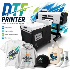 A1 Wide Format Industrial DTF Printer with High Resolution Direct-to-Film Printing for Garment Industry