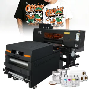 A2 60cm 2/4 Print Head Pigment Ink Fully Automatic Roll-to-Roll Digital PET DTF Printer