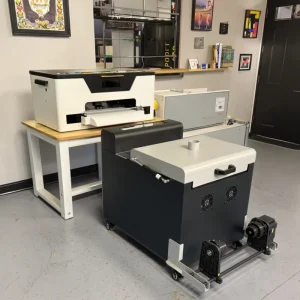 A3 12-Inch DTF Printer with Mini Powder Shaker for T-Shirt Printing