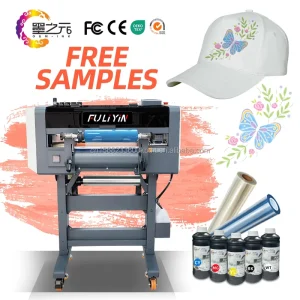 A3 30 cm Semi-Automatic CMYKW DTF UV Roll-to-Roll Textile T-Shirt Printer