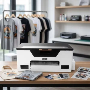 A3 DTF Flatbed Printer for PET Film and Fabric T-Shirt Textile Printing