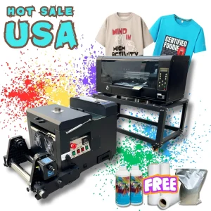 A3 DTF Powder Shaking and Digital Transfer Printer, 30 cm, 13 Inch, for T-Shirt and Textile Printing