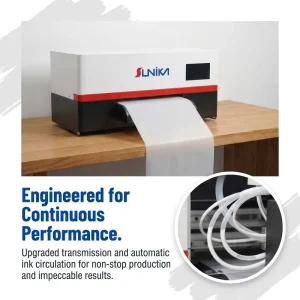A3 DTF Printer, Dual Head, Stable Ink Circulation for T-Shirt and Hoodie Printing