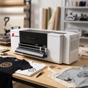 A3 DTF Printer Manufacturers F1080 Automatic CMYKW Transfer Film Powder Shaker WIFI Printing