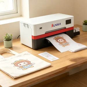 A3 DTF Printer XP600 F1080 Nozzle Automatic White Textile Printer for Home Garment Business