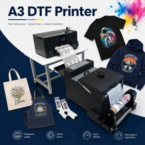 A3 DTF Printer with Automatic White Ink Circulation for Garment Printing