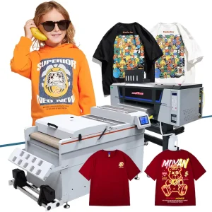 A3 DTF Textile Printer with Dryer for Garments and Fabric
