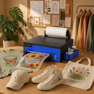 A3 Desktop DTF Printer White Ink Circulation System 30cm XP600 L18058 Clothing Printing Machine for T-Shirt