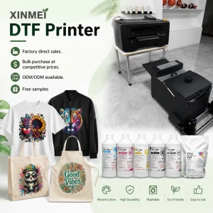 A3 Direct-to-Film DTF Printer with XP600 and I3200 Printheads for T-Shirt Heat Transfer Printing