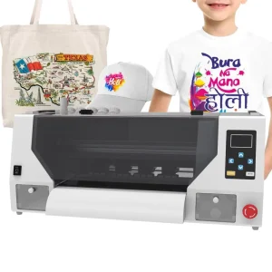 A3 PET Film DTF T-Shirt Printer 30 cm Textile Dual-Head XP600 DTF Printer A3 Plus Complete Setup