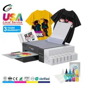 A4 DTF Film Transfer Printer for Heat Transfer Printing on Textile Fabrics and T-Shirts