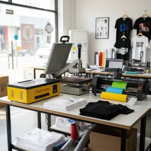 A4 DTF Printing Machine L1800 Single Head Roll Feeder for Hoodie Printing